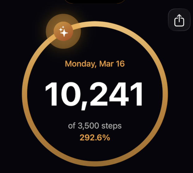 Walking for weight loss with an iPhone step tracker